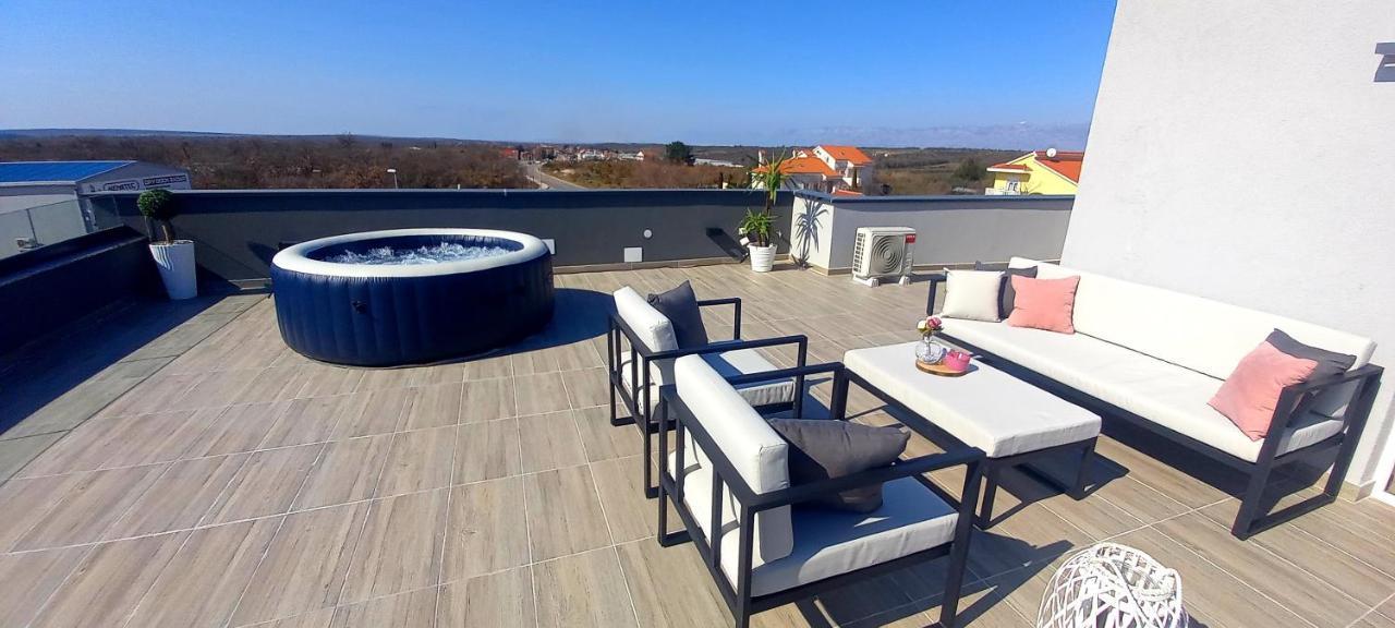 Villa Tia With Heated Pool & Jacuzzi Murvica  ภายนอก รูปภาพ