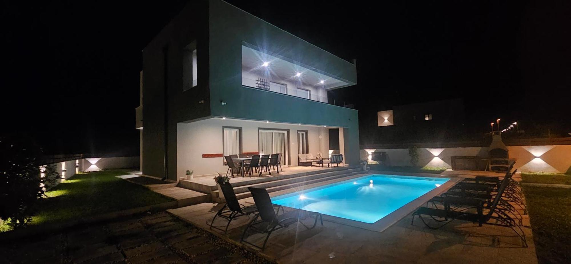 Villa Tia With Heated Pool & Jacuzzi Murvica  ภายนอก รูปภาพ